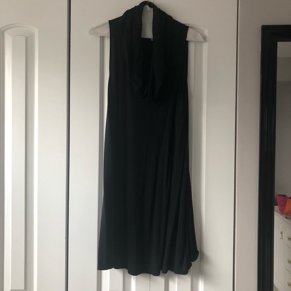 ABERCROMBIE & FITCH BLACK SHIFT DRESS SIZE M